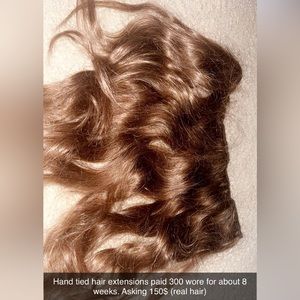 12in hair extensions brown